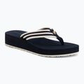 Női flip-flop papucsok Tommy Hilfiger Stripe Summer space blue