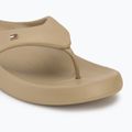 Női flip-flop papucs Tommy Hilfiger Pearlized Summer Sandal safari canvas pearlized 7