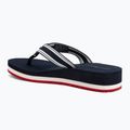 Női flip-flop papucsok Tommy Hilfiger Flag Print Summer Sandal rwb 3