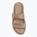 Női papucsok Tommy Hilfiger Double Strap Sandal Pearl safari canvas pearlized 5