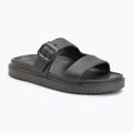 Női papucsok Tommy Hilfiger Double Strap Sandal Pearl dark grey pearlized