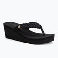Női flip-flop papucsok Tommy Hilfiger Wedge Braided Summer Sandal black