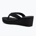 Női flip-flop papucsok Tommy Hilfiger Wedge Braided Summer Sandal black 3