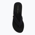 Női flip-flop papucsok Tommy Hilfiger Wedge Braided Summer Sandal black 5