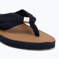 Női flip-flop papucsok Tommy Hilfiger Footbed Summer Sandal Leather space blue 7