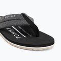 Férfi papucsok Tommy Hilfiger Chambray Beach Sandal black 7
