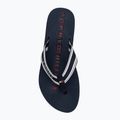 Női papucsok Tommy Hilfiger Webbing Summer Sandal rwb 5