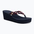 Női flip-flop papucsok Tommy Hilfiger Wedge Braided Summer Sandal rwb