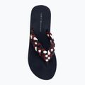 Női flip-flop papucsok Tommy Hilfiger Wedge Braided Summer Sandal rwb 5