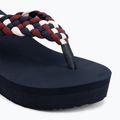 Női flip-flop papucsok Tommy Hilfiger Wedge Braided Summer Sandal rwb 7
