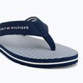Női flip-flop papucsok Tommy Hilfiger Ithaca Stripe Summer preppy navy 7