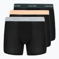 Boxeralsó Calvin Klein LV00NB4394 Brief 3 pairs black with/darkest spruce wb/black w