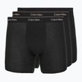 Boxeralsó Calvin Klein LV00NB4394 Brief 3 pairs black w/heavenly iris logo/black w