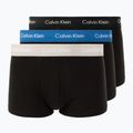 Boxeralsó Calvin Klein 0000U2664G Low Rise Trunk 3 pairs black/classic blue/black