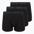 Férfi boxeralsó Calvin Klein 0000U2662G Trunk 3 pairs of black bodies and wbs with driftwood