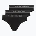 Férfi Tommy Hilfiger pamut alsónadrág 3 darabos csomag fekete/fekete/fekete
