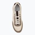 Női cipők Calvin Klein YW0YW02060 Retro Runner Sock Laceup Mix Mat turtledove/spanish villa/bordeaux 5
