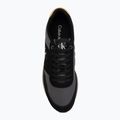 Férfi cipők Calvin Klein HM0HM02212 Retro Runner Bans Leather Suede black/iron gate/amber gold 5