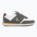 Férfi cipők Calvin Klein HM0HM02212 Retro Runner Bans Leather Suede granite gray/white/rhubarb 2