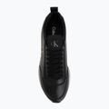 Női cipők Calvin Klein HW0HW03118 Retro Runner Sock PANL Leather Neo black/crystal grey 5