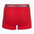 Férfi boxer nadrág Calvin Klein LV00NB4615 Trunk black/established red/goji berry 5
