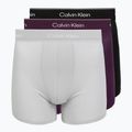 Férfi boxer nadrág Calvin Klein LV00NB4394 Brief black/harbor mist/dark purple w/ dt