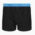Férfi boxer nadrág Calvin Klein LV00NB4267 Boxer Slim black bodies w/ poseidon blue/plein 3
