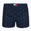 Férfi boxer nadrág Tommy Hilfiger Woven Boxer Print 3 pack chambray flag/carb navy/c navy flag 3
