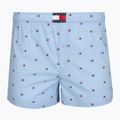 Férfi boxer nadrág Tommy Hilfiger Woven Boxer Print 3 pack chambray flag/carb navy/c navy flag 5