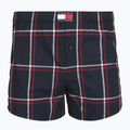 Férfi boxer nadrág Tommy Hilfiger Woven Boxer Print 3 pack rwb foulard/med red/rwb w chck 4