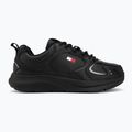 Férfi cipők Tommy Jeans Runn Leather triple black 2