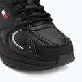 Férfi cipők Tommy Jeans Runn Leather triple black 7