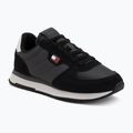 Férfi cipők Tommy Jeans Runner Flag Mix washed black/stratus grey