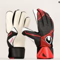 Uhlsport Powerline Starter Soft kapuskesztyű fekete/piros/fehér 4