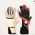 Uhlsport Powerline Supergrip+ Flex kapuskesztyű fekete/piros/fehér 4