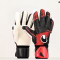 Uhlsport Powerline Supersoft Hn kapuskesztyű fekete/vörös/fehér 4
