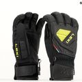 Férfi sí kesztyű LEKI WCR C-Tech 3D fekete jég/zitrom 9