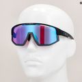 Bliz Vision Nano Optics Nordic Light S2 kerékpáros szemüveg matt fekete/világos begónia/ibolyakék multi 10