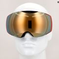 Quiksilver Greenwood S3 fekete vörösfenyő / clux gold mi snowboardszemüveg 10