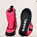 Sorel Outh Whitney II Puffy Mid gyermek hócsizma kaktusz rózsaszín/fekete 16