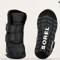 Sorel Whitney II Strap WP junior hócipő fekete/tengeri só 16
