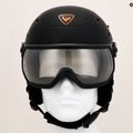 Női síbukósisak Rossignol Allspeed Visor Imp Photo fekete 12