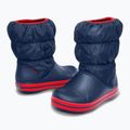 Crocs Winter Puff Kids navy/red gyerek hótaposó 2