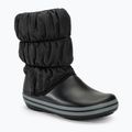 Crocs Winter Puff black/charcoal női hótaposó