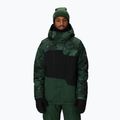 Férfi snowboarddzseki 686 Geo Insulated moss green colorblock