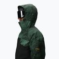 Férfi snowboarddzseki 686 Geo Insulated moss green colorblock 5