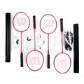Wilson Bad.Tour Bmtn Stl Poles 4 db tollaslabda ütő szett piros WRT844400