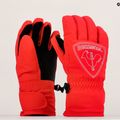 Rossignol Jr Rooster G sport piros gyermek síelő kesztyű 6