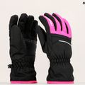 Reusch gyermek síelő kesztyű Alan fekete/rózsaszín glo 10