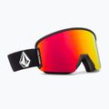 Síszemüveg Volcom Garden 2 matte black/red chrome/yellow